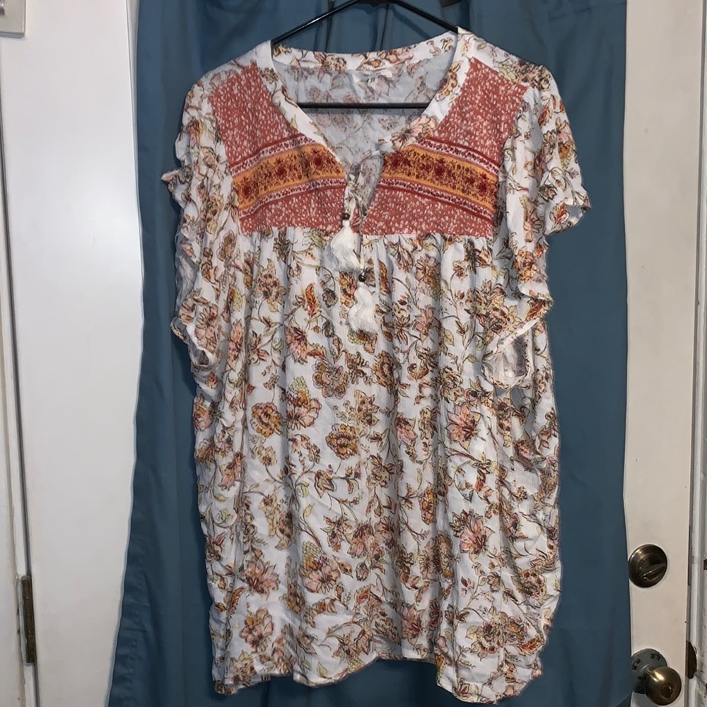 Flower Detail Top